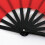 Chinese Folding Fan Retro Handheld Fan Plastic-Royal Blue 7
