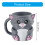 Whimsically Ice Cream Container Organizers-Cat brown No spoon 4