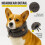 Dog Ear Protector  Washable Multiple Pattern -Dark Brown S 4