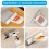 Space Saving Mini Foldable Sponge Mop-white orange set1 5