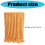 Environmental Friendly Corrugate Tablecloth 90x180cm-Gold 4