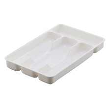 Expandable Cutlery Tray For Kitchen Drawer, Silverware Organizer With Maximizing Storage Space Layout, Multifunction And Hygienic Design, Sturdy Tray