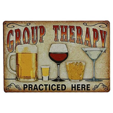 Cafe Bar Plaque With Easy Mounting, Vintage Metal Sign For Wall Decor And Home Decor Art In Bars, Clubs, And Hotels (Durable Aluminum, Original Design
