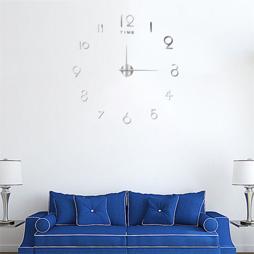 Silent Operation Clock, Adjustable Design, Easy Installation, Modern Stylish Pattern, Battery Powered Art Decor for Your Home 2