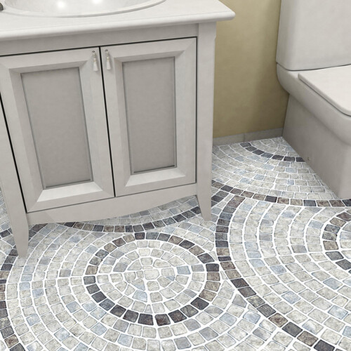 Transformative Decor: Self Adhesive Marble Pattern Peel and Stick Tile, Home Decoration Easy Installation Realistic Marble Texture for Kitchen Bathroo 1