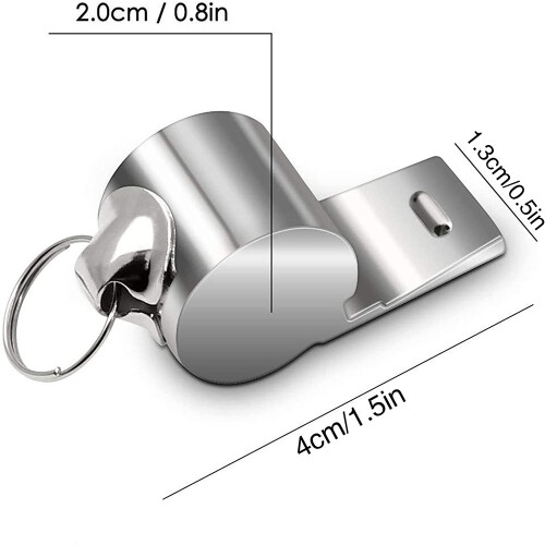 Σφυρίχτρα από ανοξείδωτο ατσάλι υψηλής ποιότητας, ευρείας χρήσης, κατάλληλη για 1