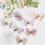 Γούρια Νυχιών Aurora Butterfly, Πολυτελή Γούρια Σχεδιασμός3D Πεταλούδες Νυχιών με 3