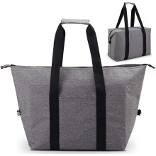 Bolsa de piquenique reutilizável que mantém os alimentos frios/quentes para atividades ao ar livre, bolsa térmica de praia com design dobrável