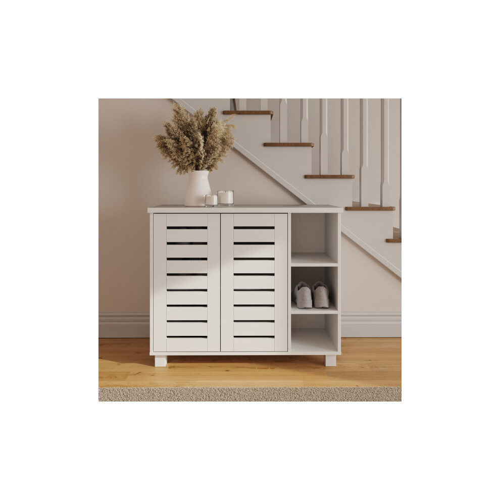 - Gfw Bodie 2 Door 2 Shelf Shoe Cabinet - Image 5