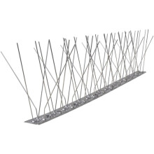 Effective Bird Repellent, Durable Stainless Steel Spikes Prevent Landing, Easy Install with Click Closure, Humane Deterrent for Wide Coverage (300 Cm)