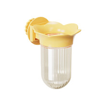 Hygienic Conure Feeding Bottle Separates-Yellow Tulip shape