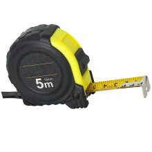 5 Meter Thick Carbon Steel Tape Measure with Buckle, Metric & Inch Scales