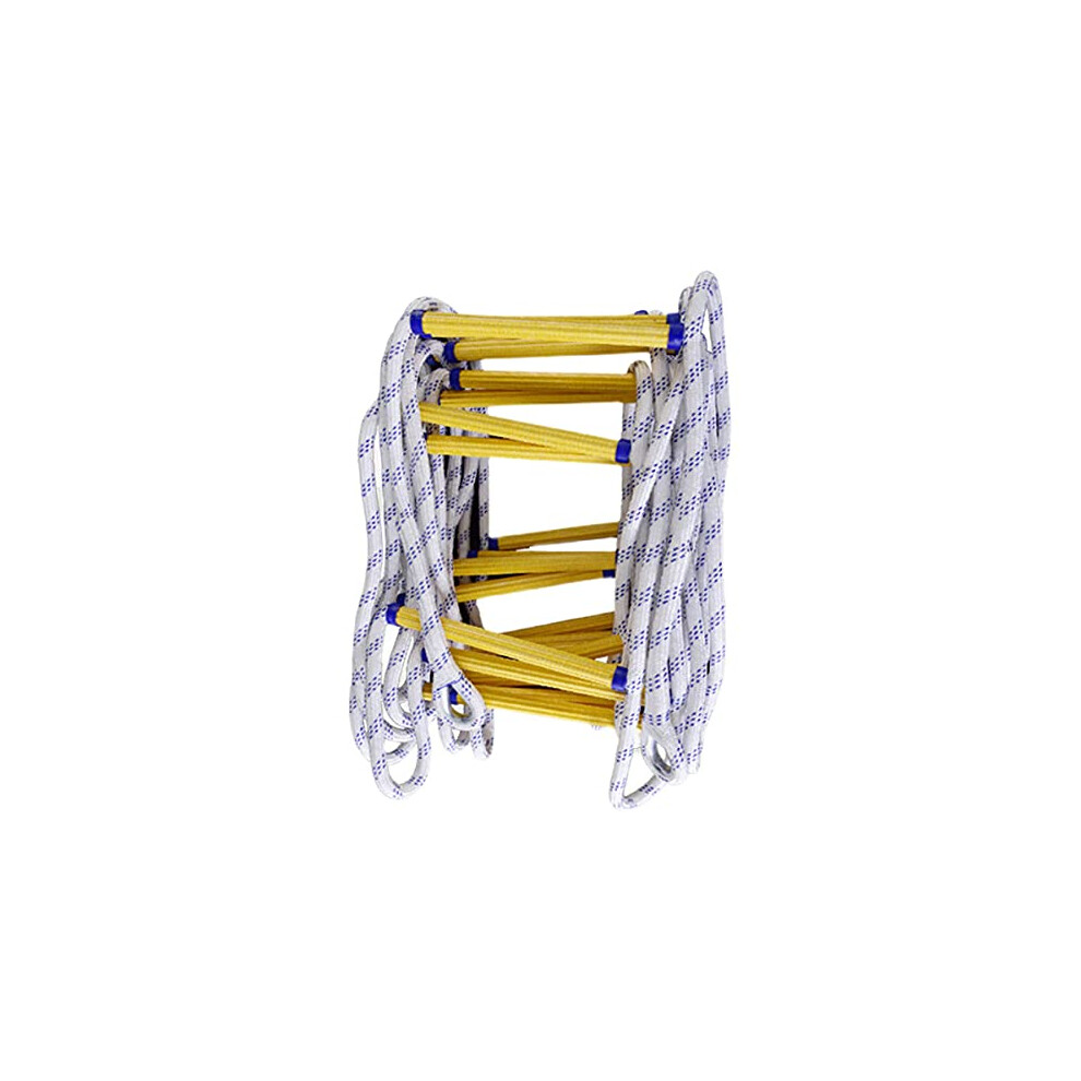 Fire Escape Ladder 15M Foldable Emergency Rope Ladder With Nonslip Flame Retardant Design 9412369285034