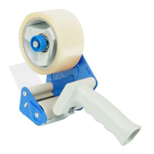Box Sealing Tape Dispenser Gun Blue Manual Hand Wrapping Tool Heavy Duty
