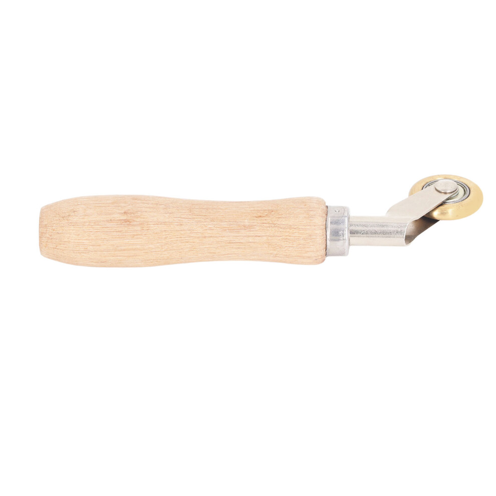 Brass Press Wheel Waterproof Handheld Roller Corner Smoothing Tool Dia 29Mm 3361368783637