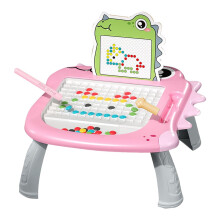 Magnetic Drawing Bead Board, Travel Toys, Dot Art, Preschool Toys, Pink