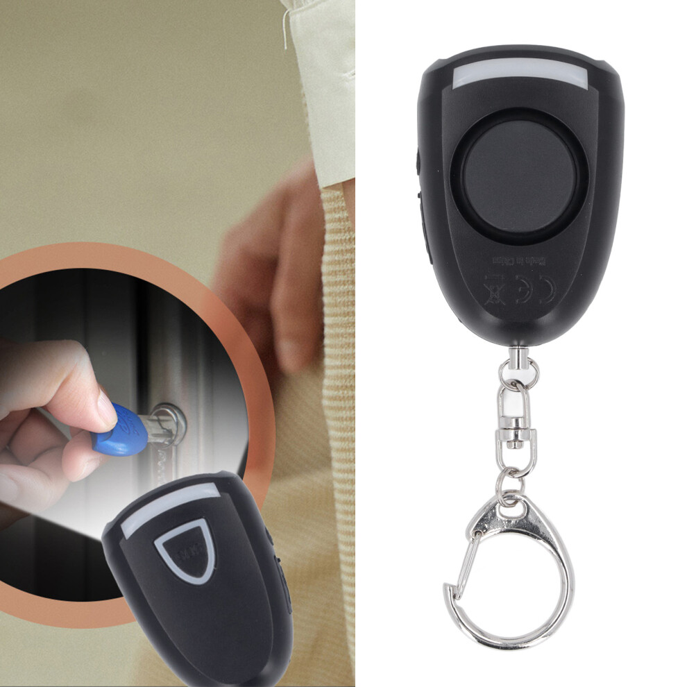 Rechargeable 130Db Self Defense Personal Alarm Keychain With Led Light 4971368783668