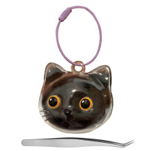 Cute pet storage clear storage box, pet Key-Yellow eyeball