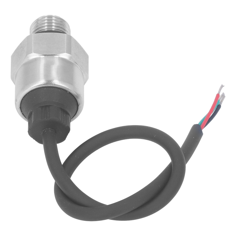 G1/4 Pressure Transducer 2Mpa 0.5-4.5V Voltage Output Stainless Steel 7891368783796