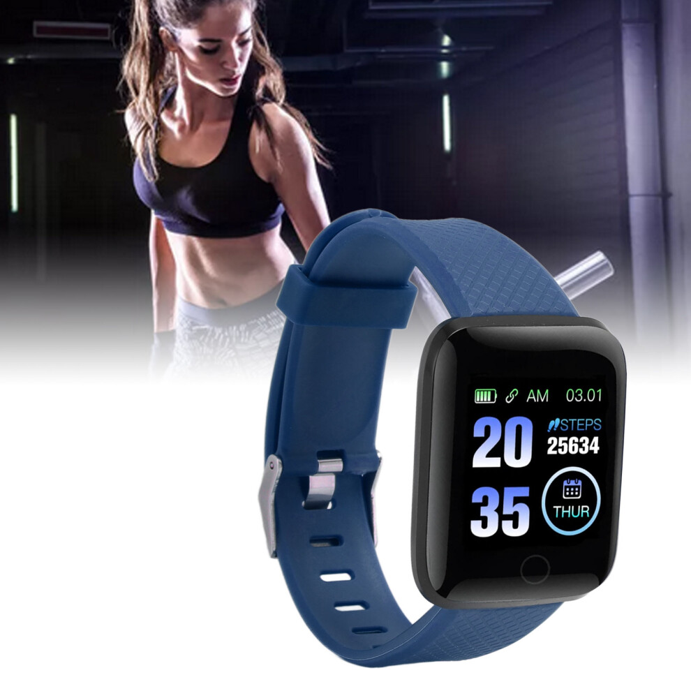 116 Plus 1.3 Inch Smart Watch Tooth Sport Mode Ip67 Waterproof - Blue 3431368783910