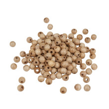 Wooden Pearls Diameter 6 mm natural