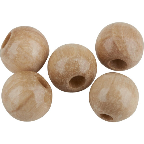 Wooden Pearls Diameter 6 mm natural 2