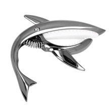 Cool Shark Shape Zinc Alloy Silicone Guitar Capo for Electric & Acoustic Guitars