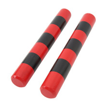 Wooden Rhythm Sticks Set with Iron Beads – Red Stripe, 1 Pair