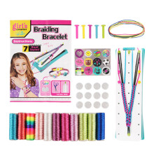Friendship bracelet craft kit, multicolored, friendship bracelet set, jewelry making tools for safety