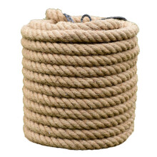 Heavy Duty Jute Rope 16mm 10m Tightly Braided Natural Hemp Twine for Gardening and DIY Crafts