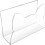 Desk Letter Holder Clear Acrylic Mail Sorter Envelope Organizer Desktop Document Stand SpaceSaving 4