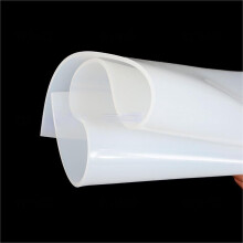 White Silicone Sheet 3mm Thick Heat Resistant Rubber Sheet for DIY Crafts and Shock Absorption