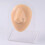 1 Set Simulation Human Body Part White Black Silicone Model with Stand 4
