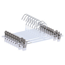 PVC gecoate rekbare klemhanger zonder merkteken voor het-Wit