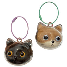 Compacts Pet Memorial Vitrine Sleutelhangers Katten Hoofd-Mengen