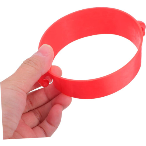 6pcs Plastic Traffic Cone Chain Connectors for Safety Barriers Quick Attachment Durable Performance 2