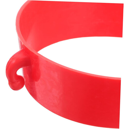 6pcs Plastic Traffic Cone Chain Connectors for Safety Barriers Quick Attachment Durable Performance 1