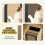 PawHut PawHut 63cm Cat Scratching Post, Scratcher w/ Replaceable Scratching Board 5
