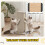 PawHut PawHut 63cm Cat Scratching Post, Scratcher w/ Replaceable Scratching Board 6