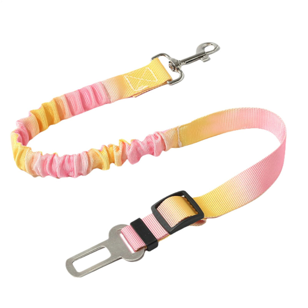 Dog Car Seat Belt With Adjustable Shockproof Harness For Large And Medium Dogs, Secure Buckle Lock 9189345117664