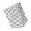 Space Saving Laundry Basket Foldable Dirty-Gray white striped b 1