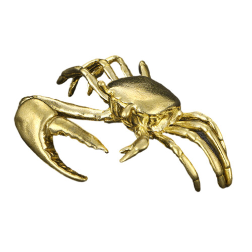 Messingkrabbenfiguren, Krabbenstatuen, Regaldekorationen,-Stil C