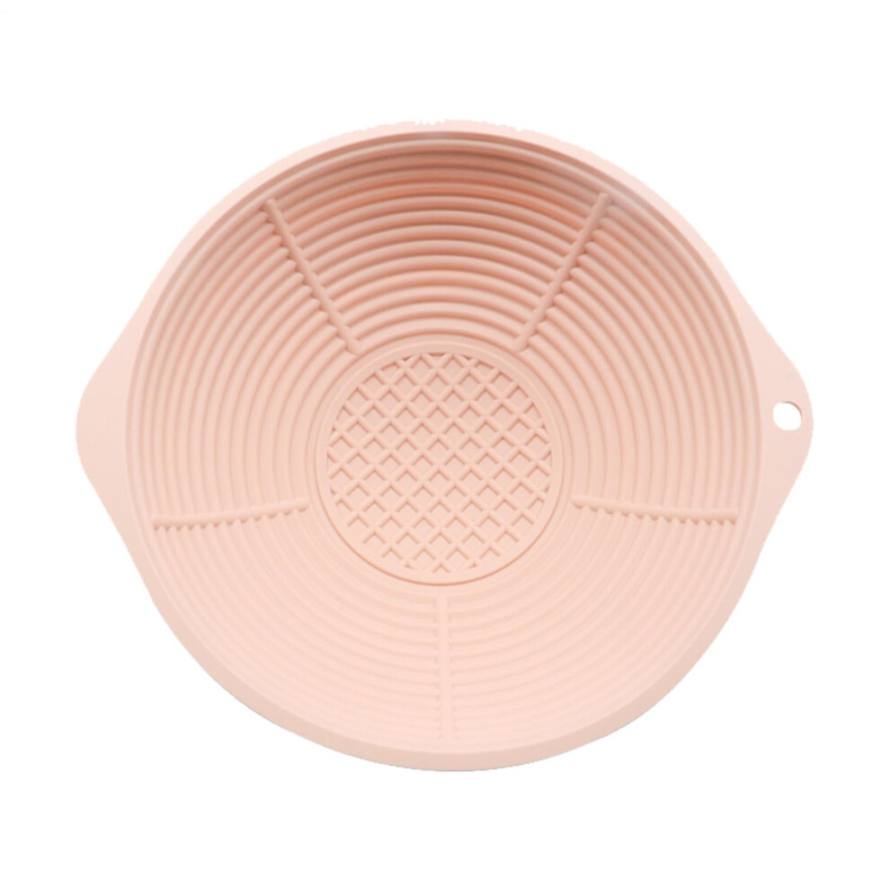 Ice Facial Bowl Silicone Ice Face Bath Basin Foldable Skin Renewal Therapy for Home Travel Spa Pink