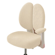 Elastieken stoelbeschermers set met vloeistofafstotende-Khaki
