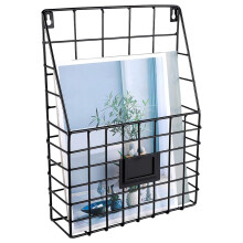Wall Mounted Briefcase Organizer, Wall Shelf for Papers and Documents, Decorative Storage for Books and Toys