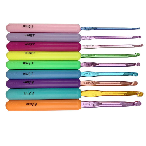 Ergonomic Grip Crochet Needle ABS Handle Crochet Hook for