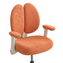 Abrasion Resistant Office Chair Slipcovers Stretchy Seat Back-J