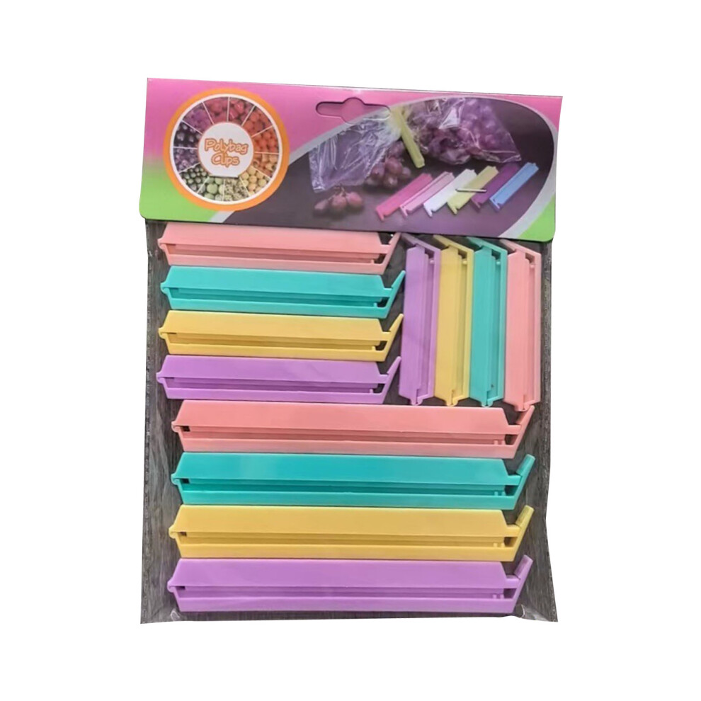 Durable Pp Food Clip Secure For Snacks-12 Packs Of Sealing 7627000562524