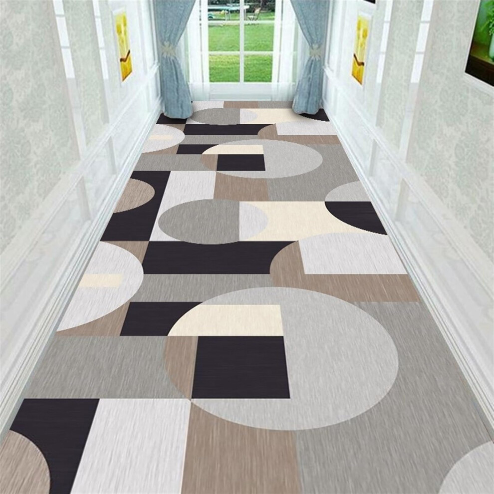 Carpet Runner Hallway, Antifouling, Machine Washable, Nonslip (B, 120 * 250Cm) 9365049034357