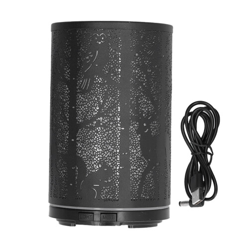 Safe PTC Heating Element Color Changing LED Wax Melts Warmer With Dual Nozzle Waterless Diffuser Functionality, Suitable For Yoga Parties And More
